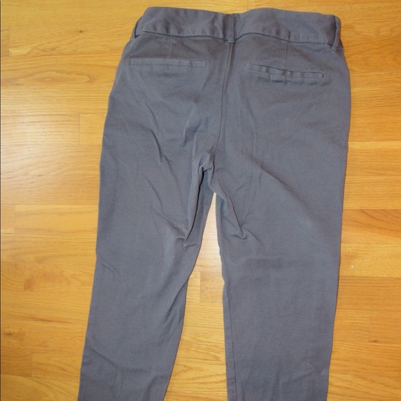 Old Navy Pixie Chino Charcoal Gray pants - Picture 6 of 7